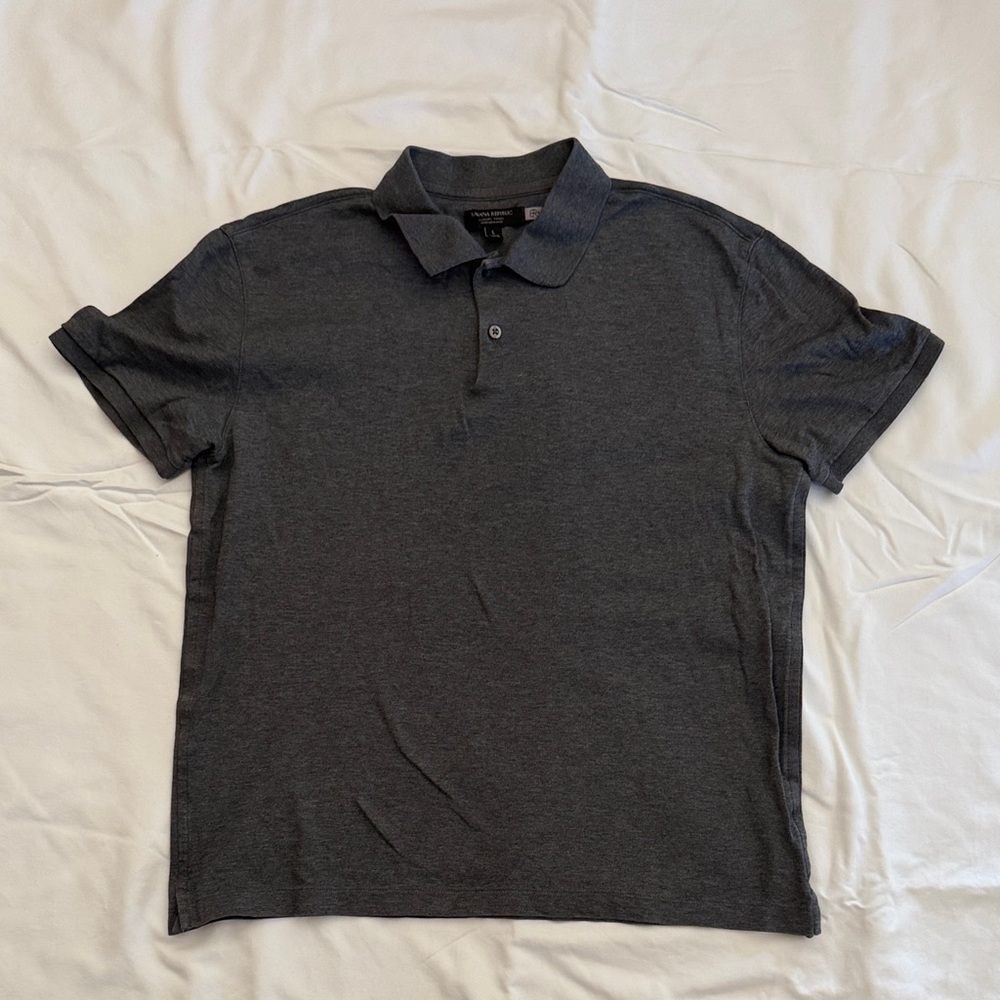 Banana Republic Dark Gray Polo Shirt